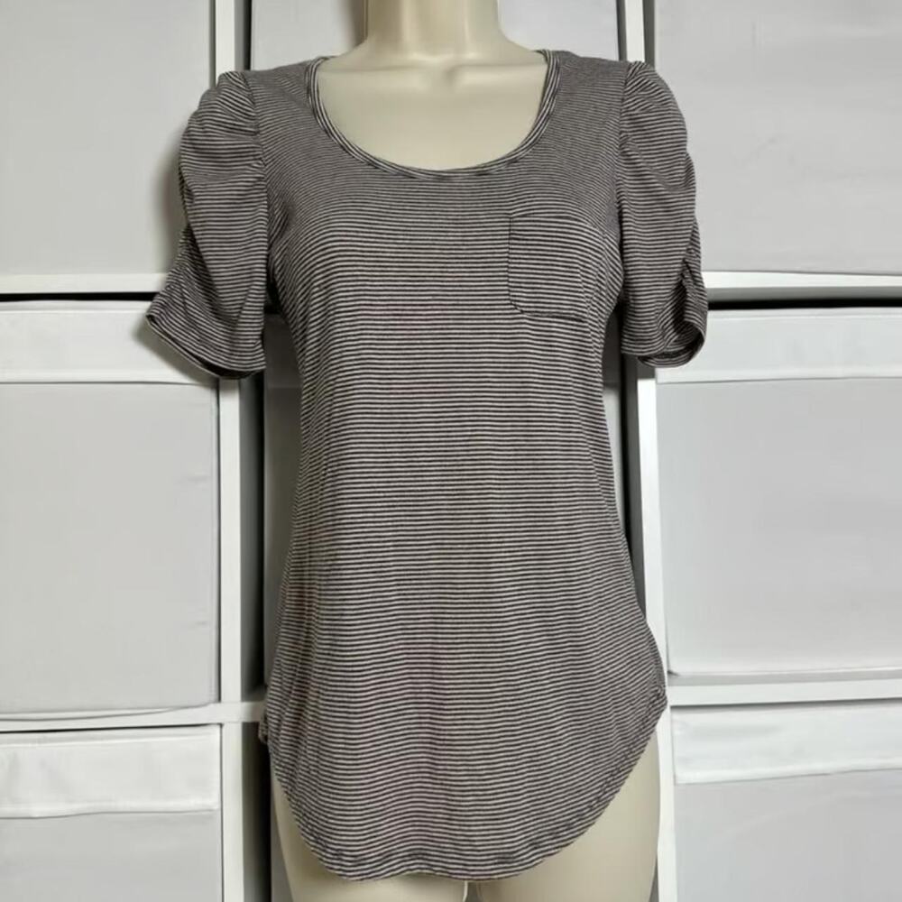 Y2K Xhilaration Ruched Scoop Neck T-Shirt